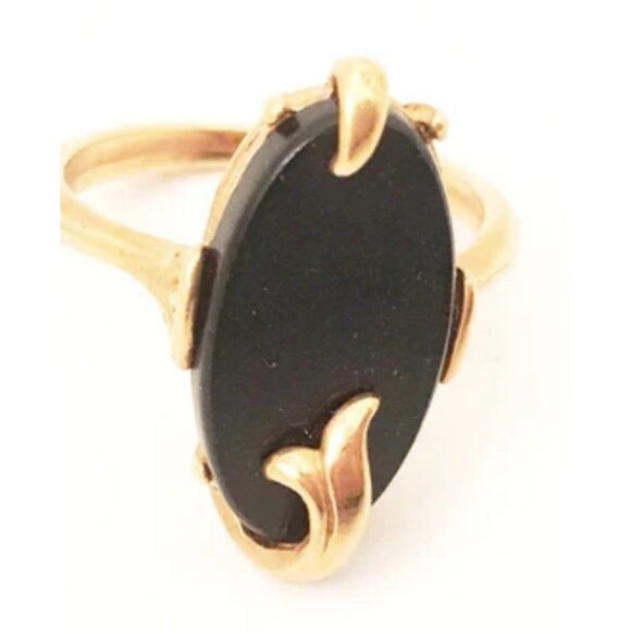 Fashion Accents in Avon Jewelry 1978 Night Flower Vintage Avon Ring Art Like new - Picture 6 of 11